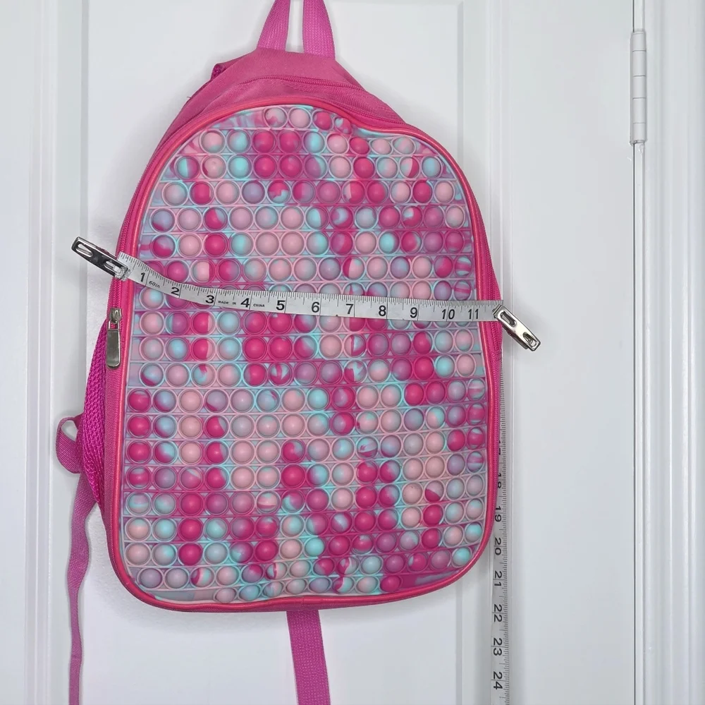 Pop It Fidget Backpack Sensory Push Bubble School Bag Kids Teens